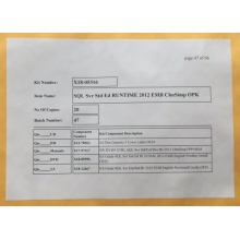SQL Svr Std Ed RUNTIME 2012 EMB
